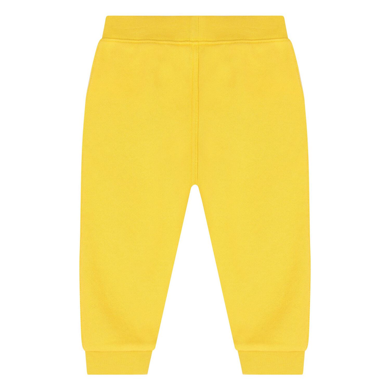 بدلة رياضية أولاد بالشعار باللون الأزرق الداكن والأصفر للأطفال, 1, hi-res