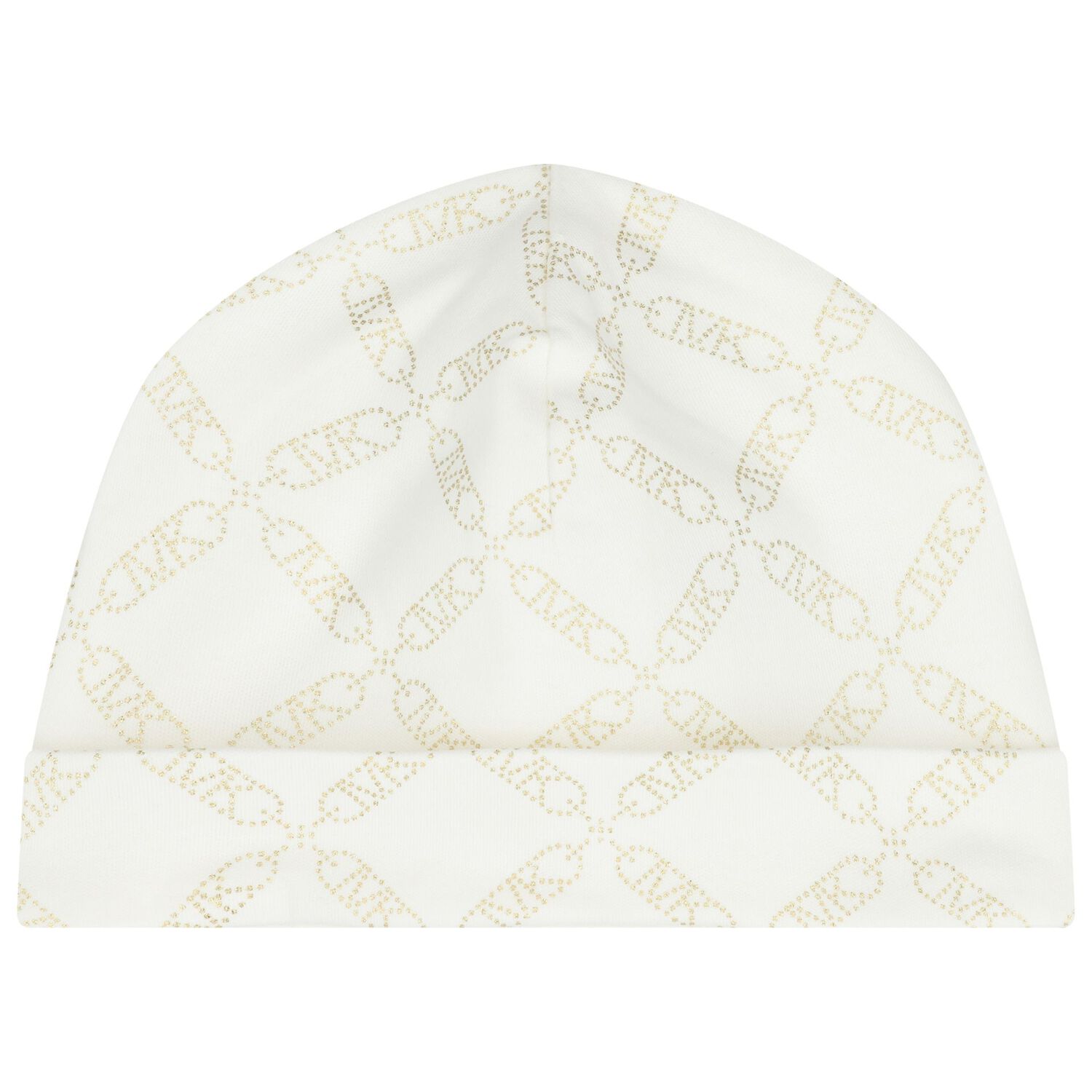 طقم هدايا ملابس أطفال بناتي باللون العاجي والذهبي, 1, hi-res image number null