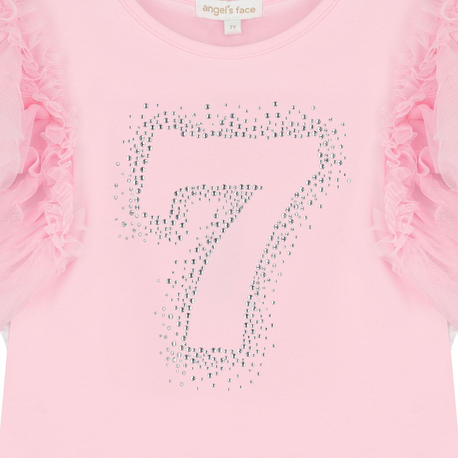 Girls Pink 7th Birthday T-Shirt, 12, hi-res