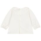 Baby Girls White & Pink Dungaree Gift Set, 1, hi-res