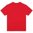 Boys Red Logo T-Shirt, 2, hi-res