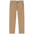 بنطلون تشينو باللون البيج للأولاد, 1, hi-res