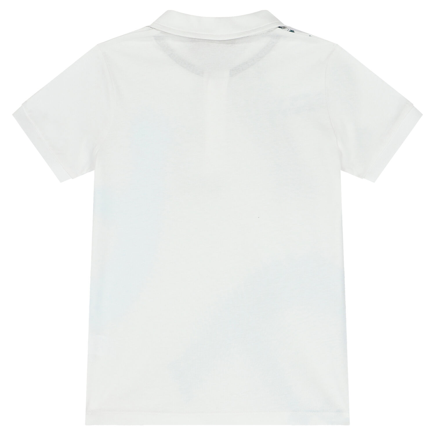 Boys White Logo Polo Shirt, 1, hi-res