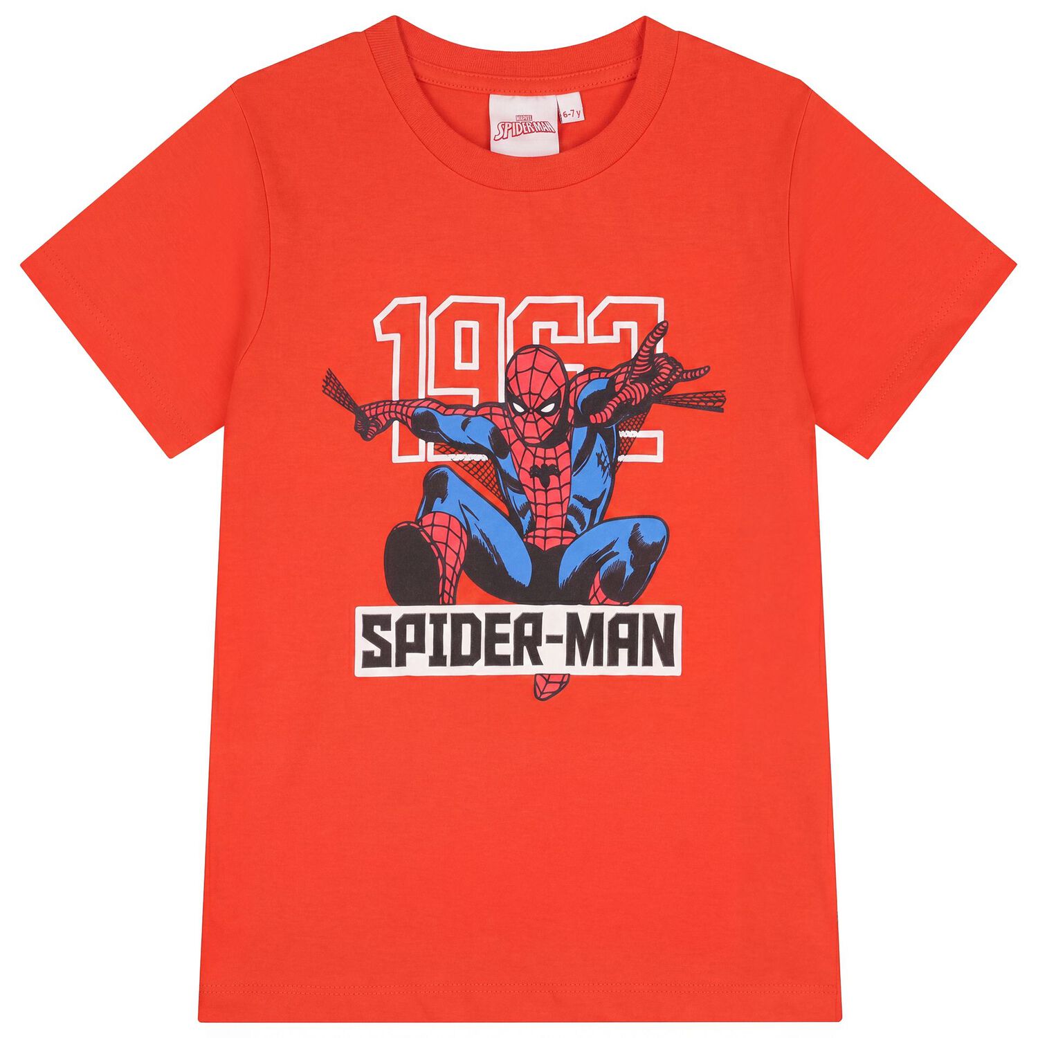 Boys Red & Grey Spiderman Shorts Set, 1, hi-res