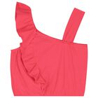 Girls Red Shorts Set, 2, hi-res