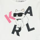 توب بنات بأكمام طويلة بطبعة شوبت باللون الأبيض , 1, hi-res