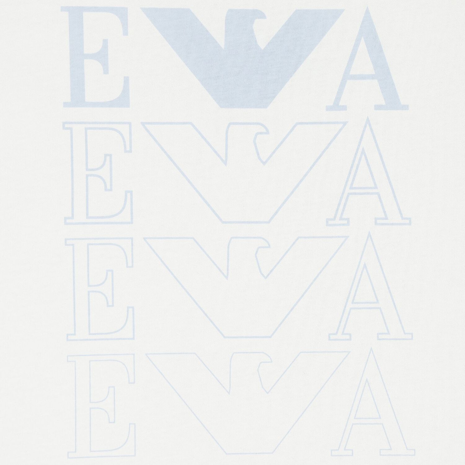  بطانية باللون العاجي بالشعار باللون الأزرق, 2, hi-res