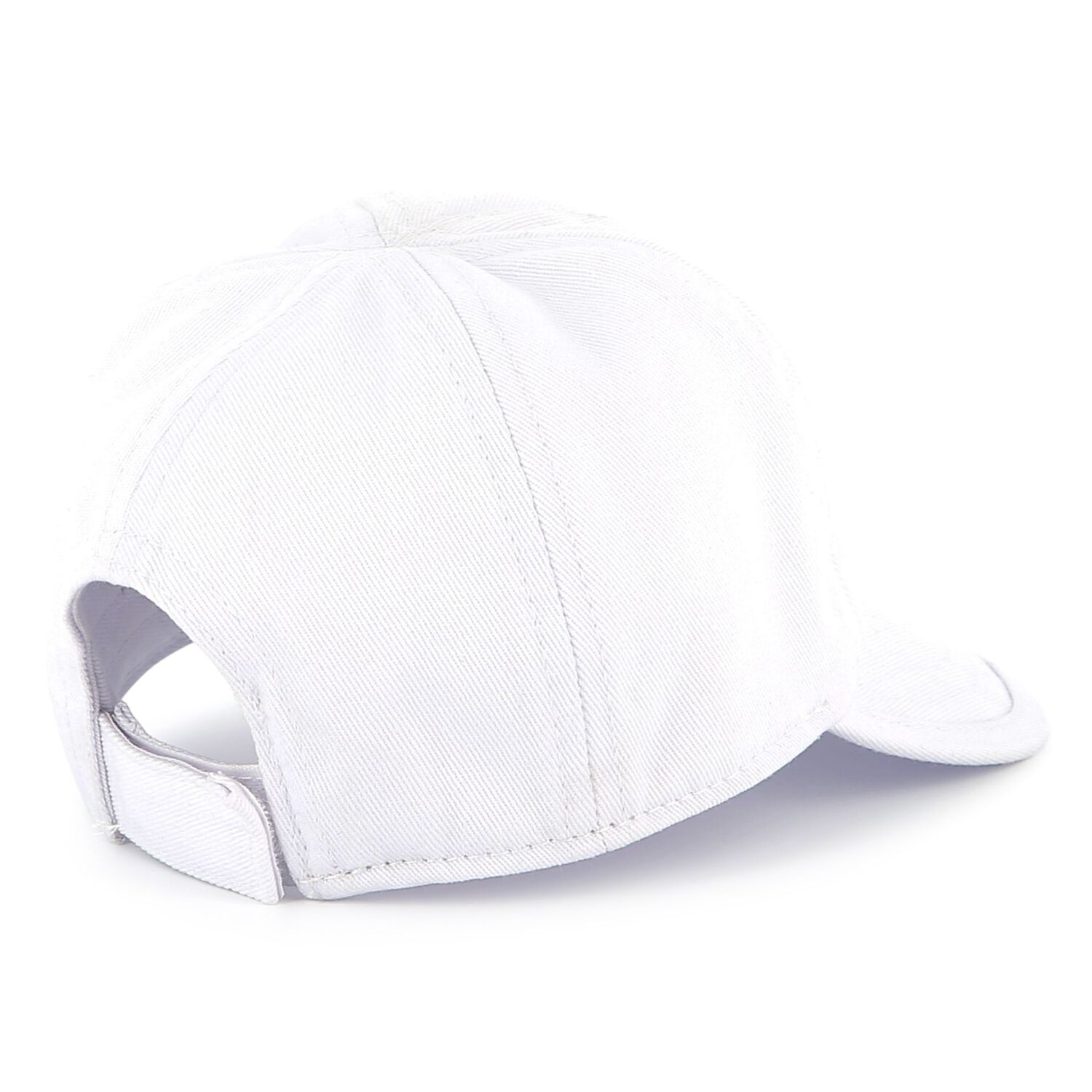 Baby Boys White Logo Cap, 1, hi-res
