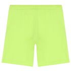 Boys White & Green Logo Shorts Set, 1, hi-res