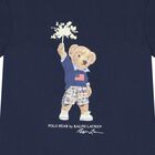 Boys Navy Blue Polo Bear T-Shirt, 1, hi-res
