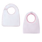 Baby Girls White & Pink Bibs ( 2-Pack ), 2, hi-res