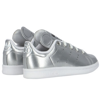 Girls Silver Stan Smith Trainers