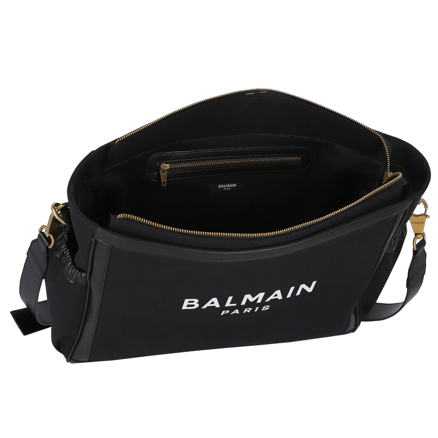 شنطة مواليد بالشعار باللون الاسود, 1, hi-res