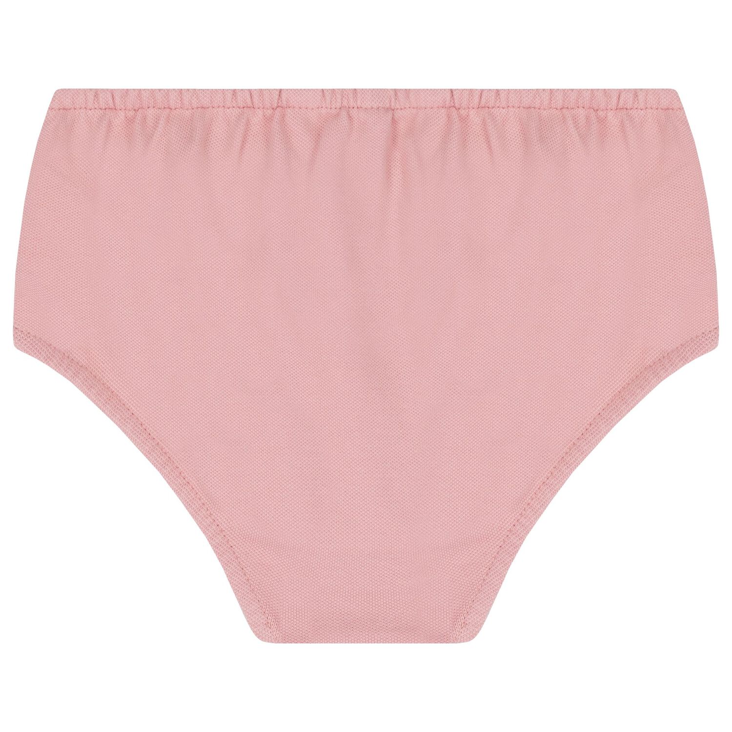 طقم بنات فستان بولو بالشعار باللون الوردي, 1, hi-res