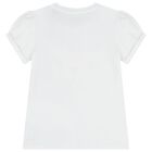 طقم تنورة مزين بالزهور باللون الوردي للبنات, 1, hi-res