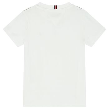 Boys White Logo T-Shirt