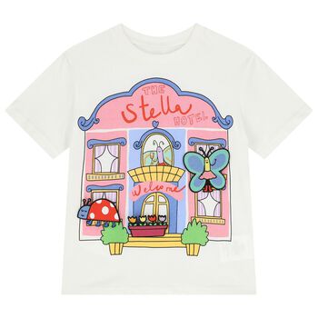 Girls Ivory Hotel T-Shirt 