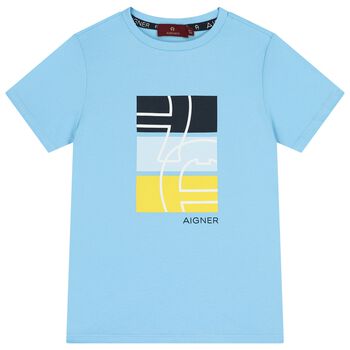 Boys Blue Logo T-Shirt