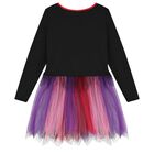 Girls Black Halloween Dia De Los Muertos Costume, 1, hi-res