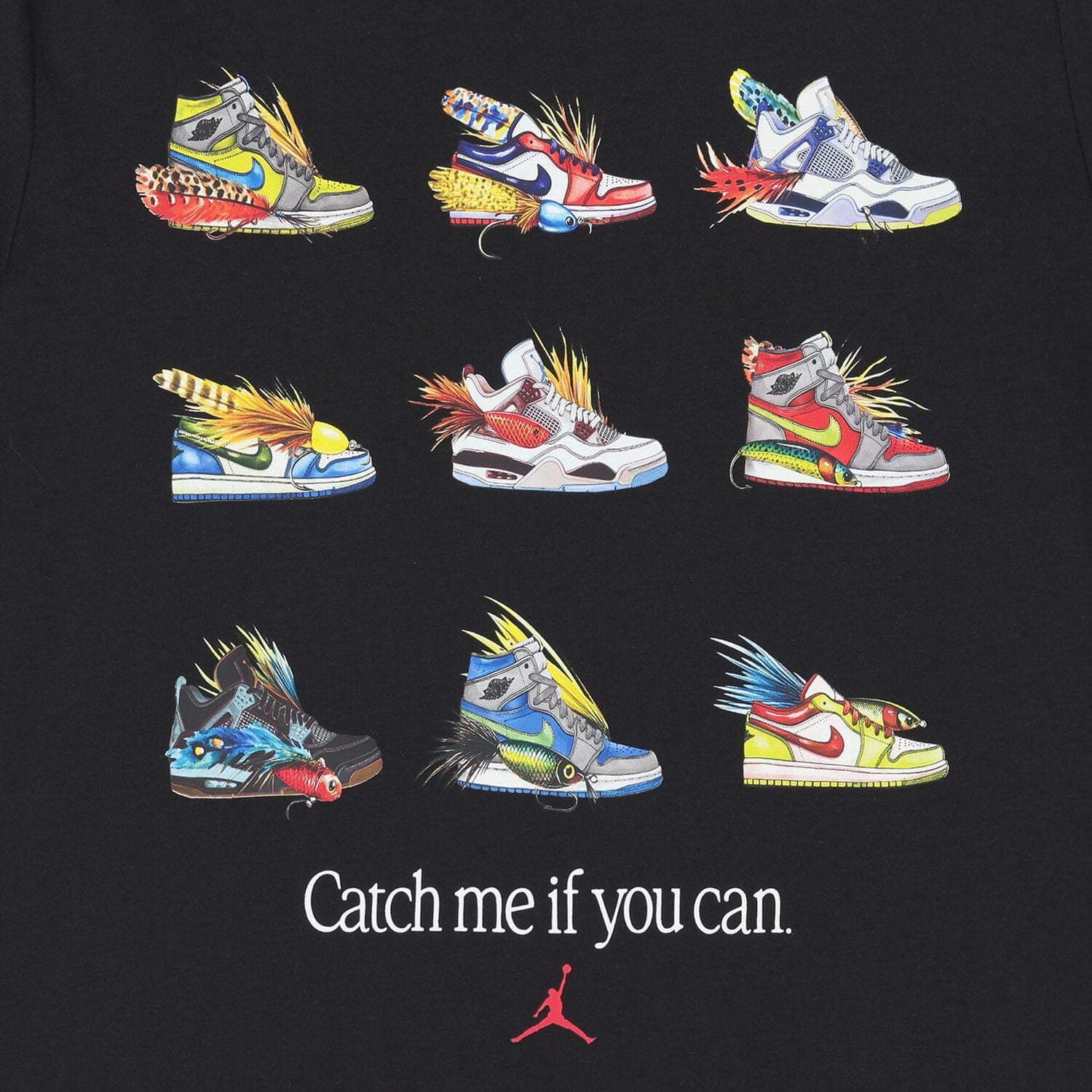 Boys Black Jordan Logo T-Shirt, 1, hi-res
