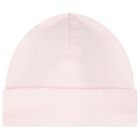 Baby Girls Pink Floral Blanket Set, 1, hi-res