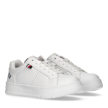 White Logo Trainers