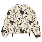 Girls Ivory Heart Sweatshirt, 1, hi-res