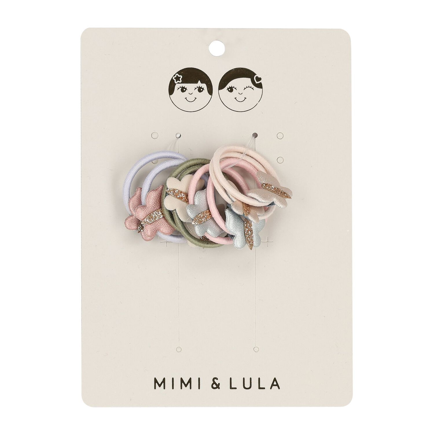 مشابك شعر بنات بالفراشات متعددة الألوان, 1, hi-res image number null