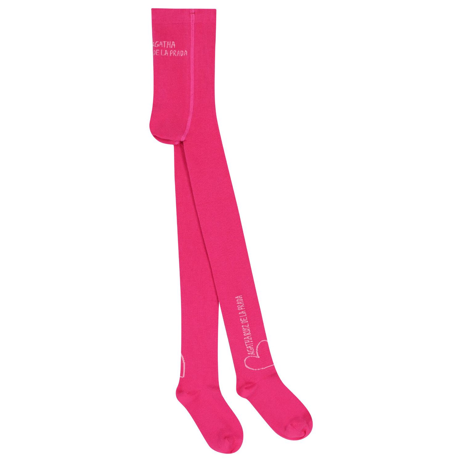 طقم فستان بطبعة قلب باللون الأزرق والوردي للفتيات, 1, hi-res