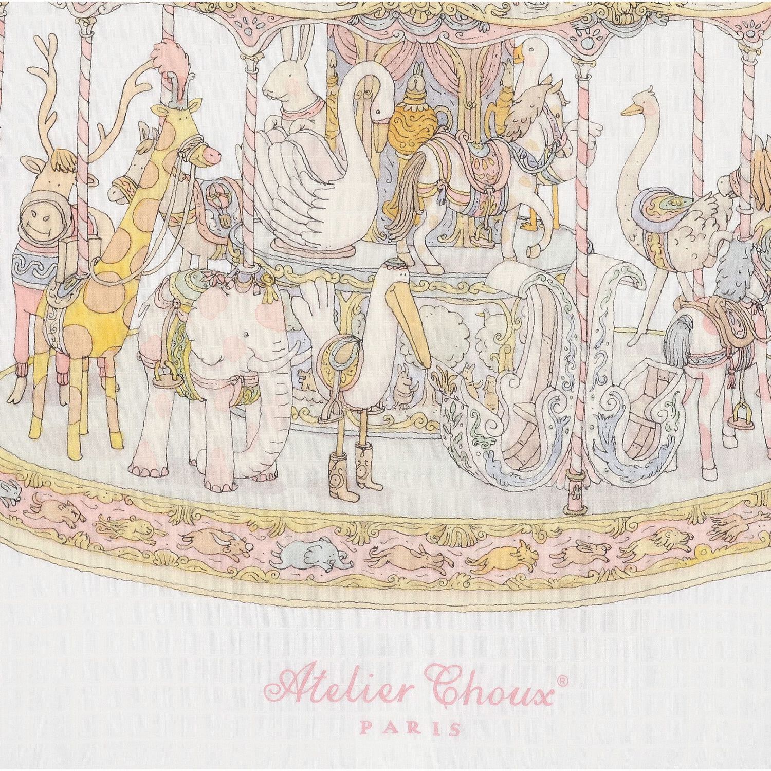 طقم هدايا سجنتشر كاريه  باللون الأبيض والوردي للبنات الصغار , 1, hi-res