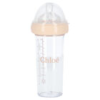 Baby Girls White & Pink Logo Baby Bottle, 1, hi-res