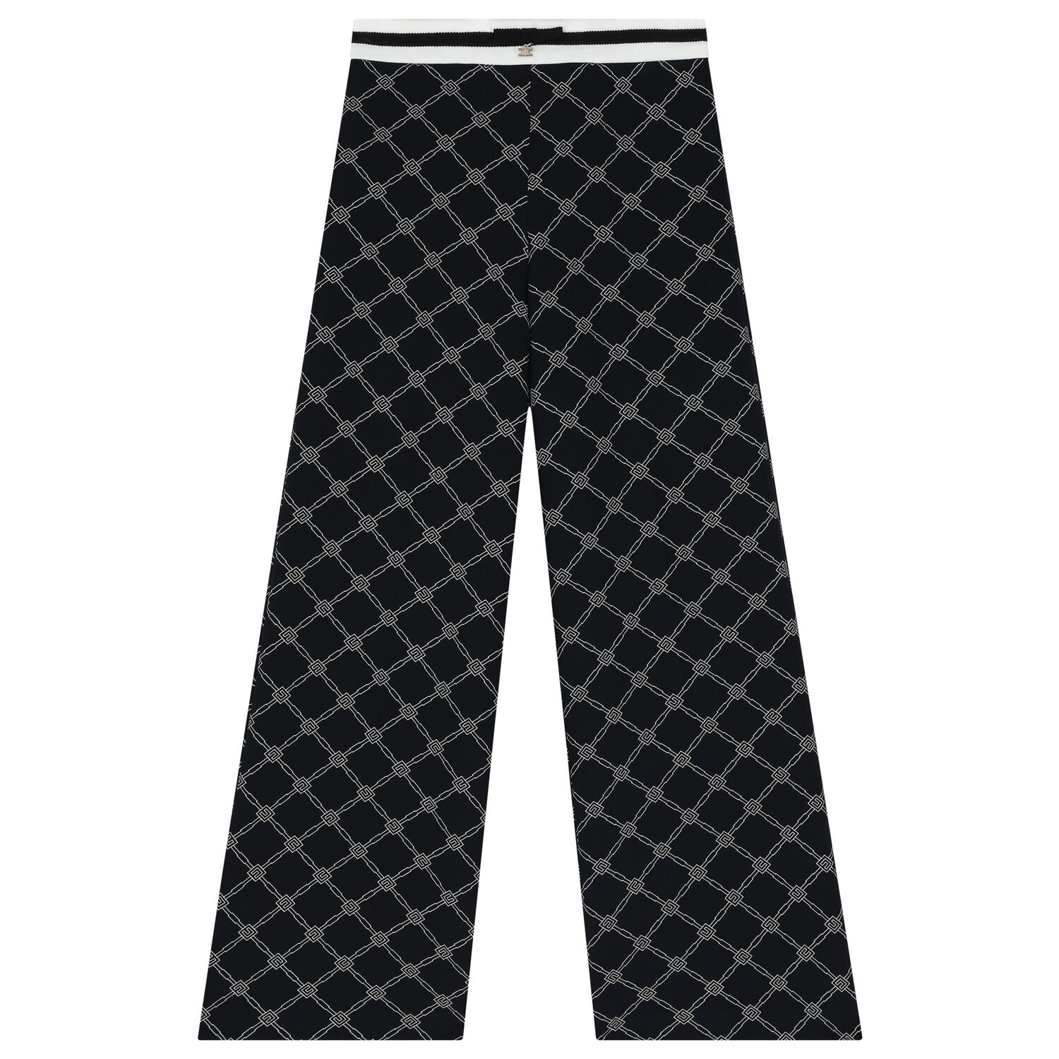Girls Navy Blue Logo Trousers, 2, hi-res image number null