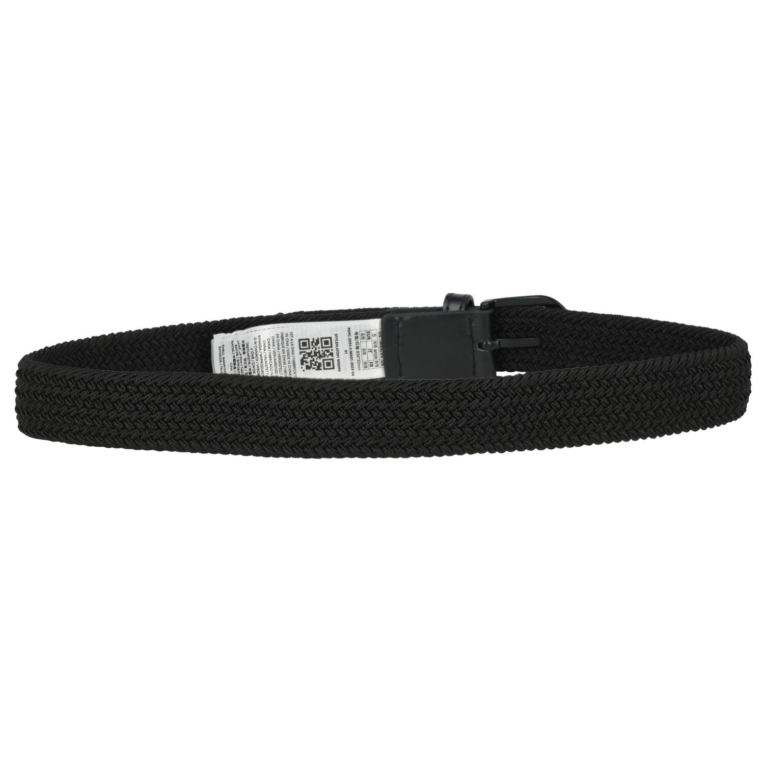 Boys Black Logo Belt, 1, hi-res image number null