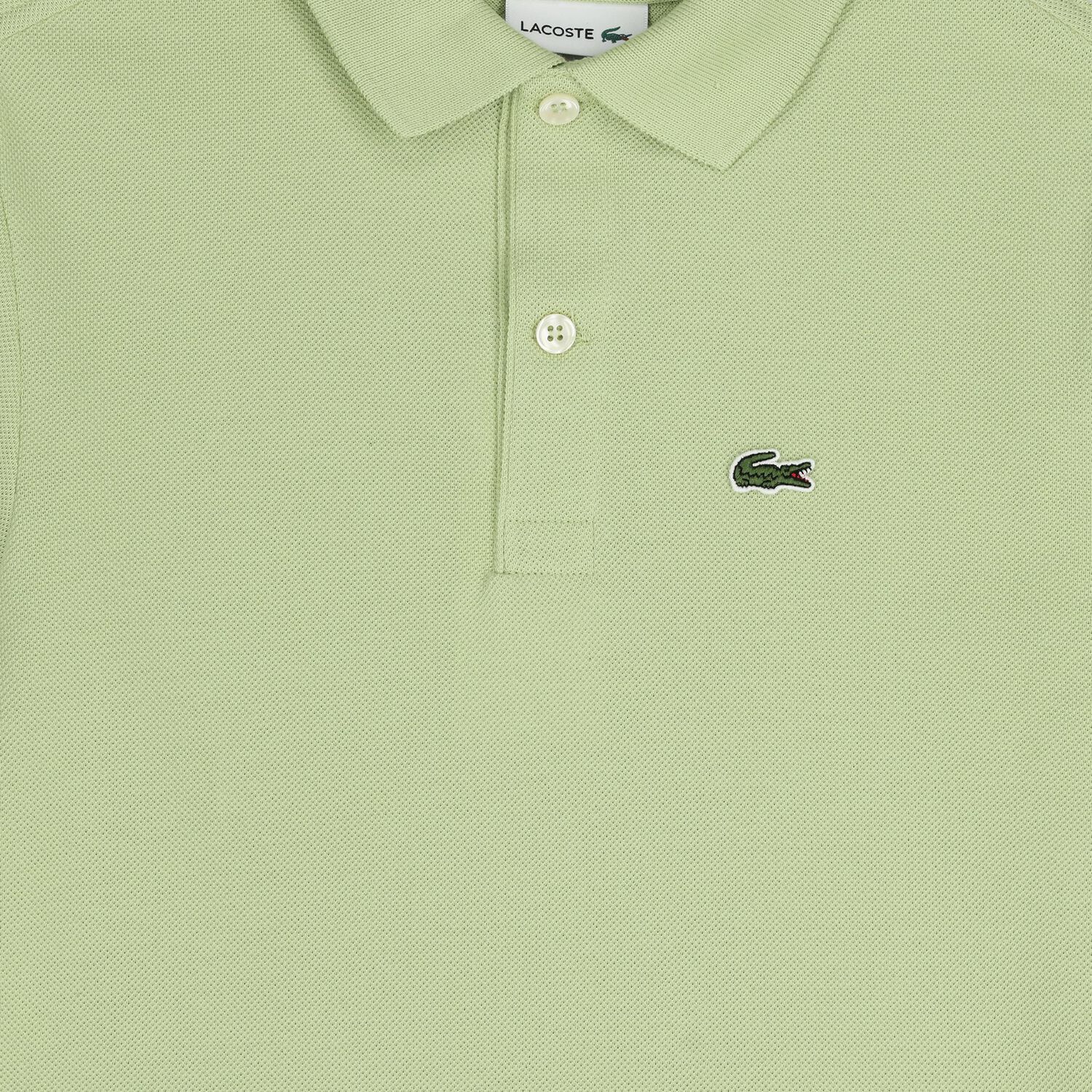 Boys Green Logo Polo Shirt, 8, hi-res