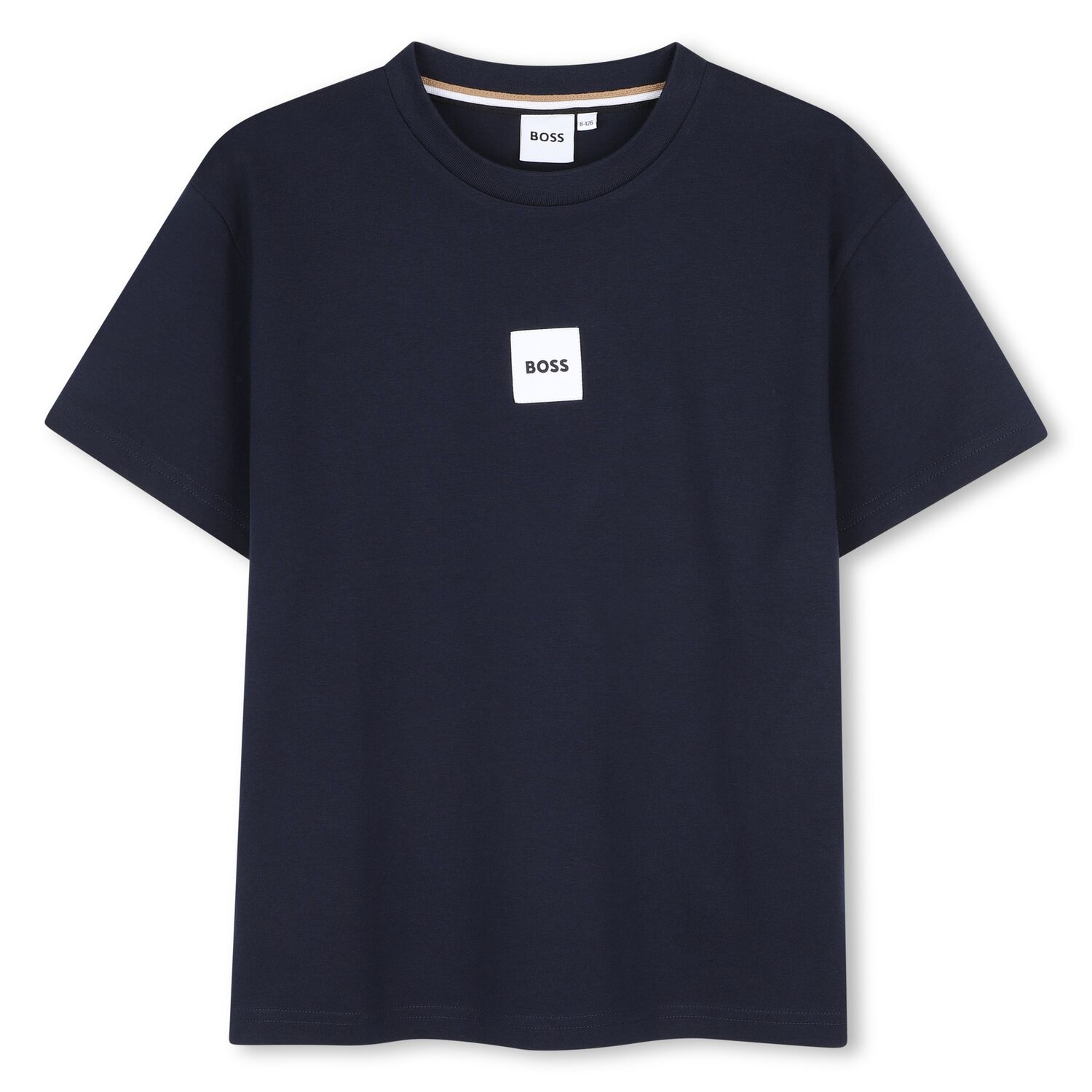 Boys Navy Blue Logo T-Shirt, 3, hi-res