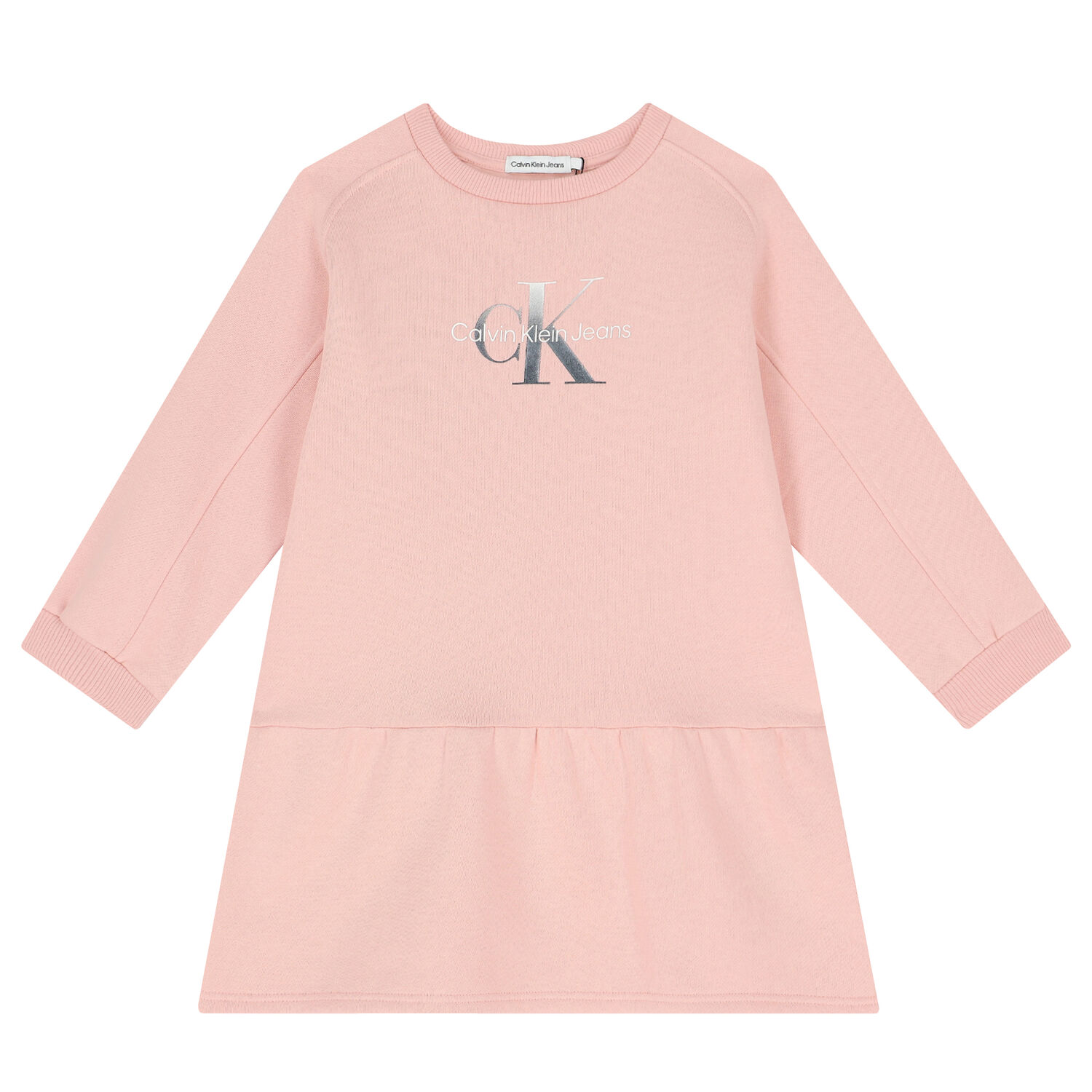 Girls Pink Logo Dress, 1, hi-res image number null