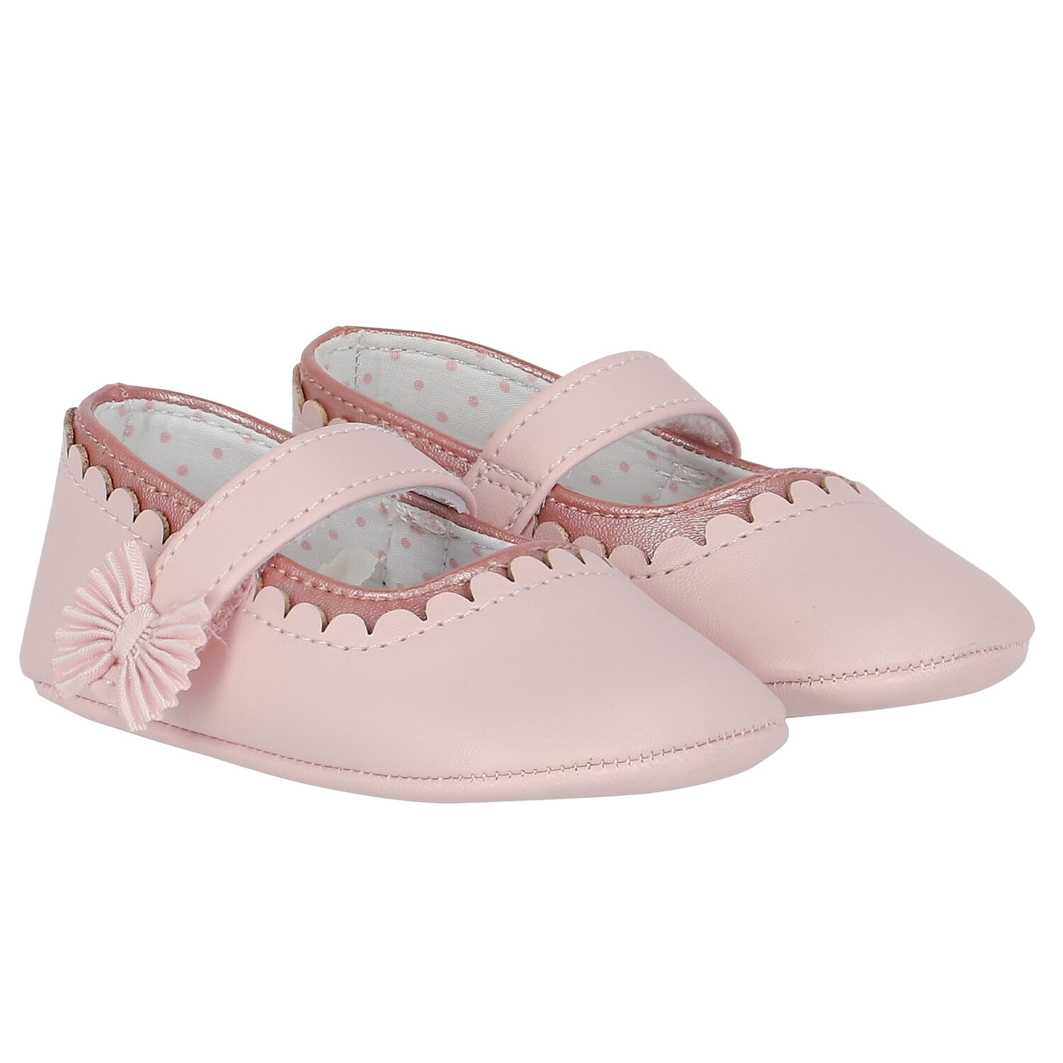 Baby Girls Pink Pre-Walker Mary Jane Shoes, 1, hi-res image number null