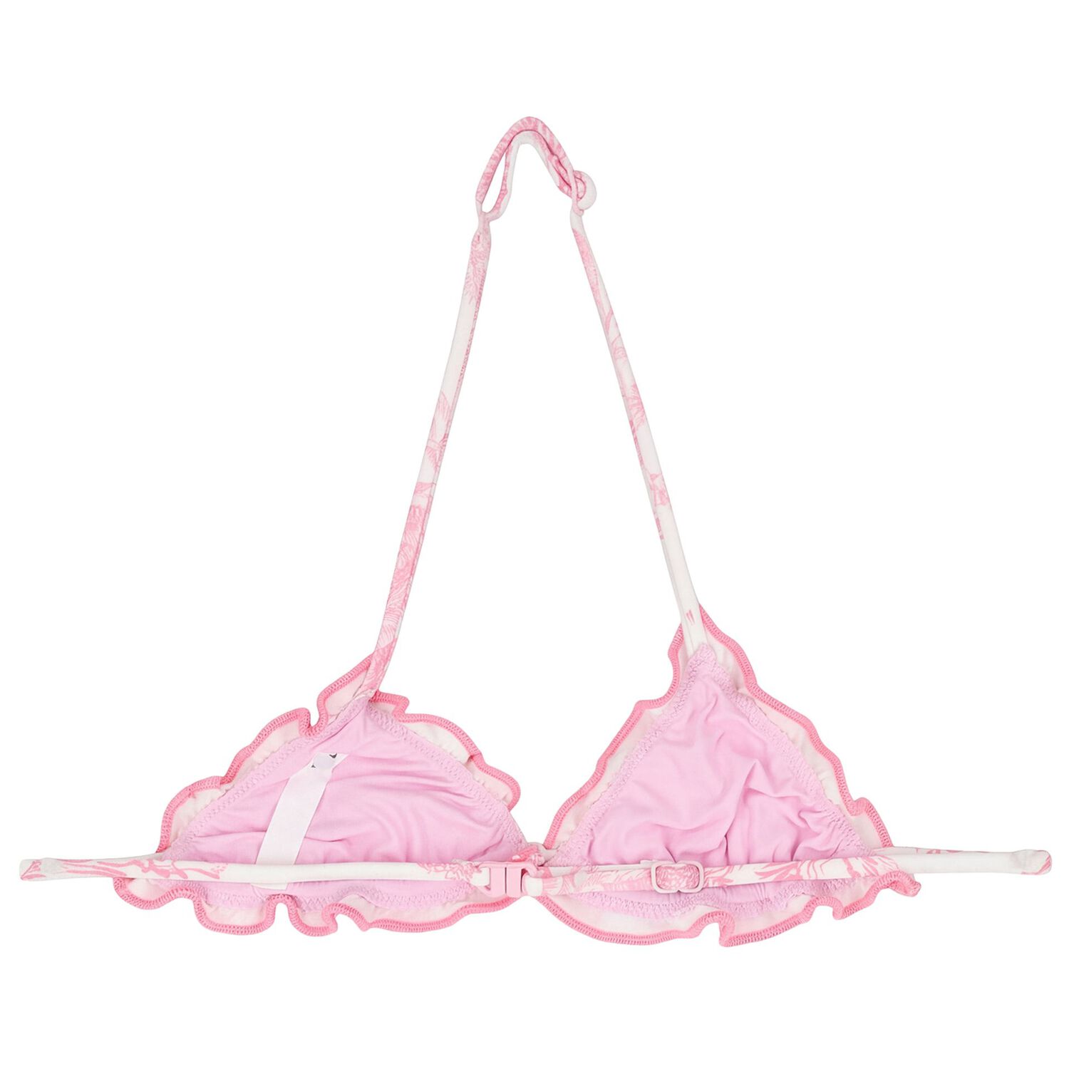 Girls Pink & White Jungle Bikini, 1, hi-res