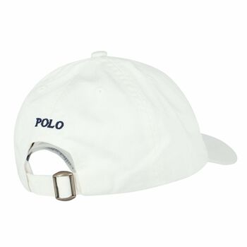 Boys White Logo Cap