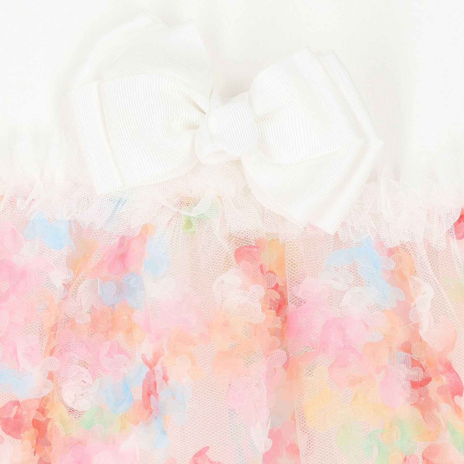 Baby Girls Multi-Coloured Tulle Dress, 1, hi-res