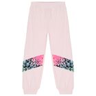 Girls Pink Sequins Joggers, 1, hi-res