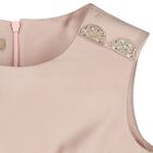 Girls Pink Satin Dress Skirt, 1, hi-res