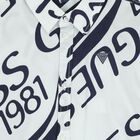 Boys White Logo Shirt, 1, hi-res