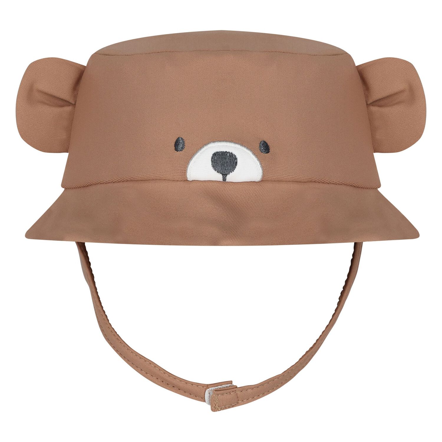 طقم سباحة للأولاد الصغار على شكل دب باللون الأبيض والأزرق والبني, 3, hi-res image number null