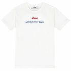 Boys White Logo T-Shirt, 1, hi-res