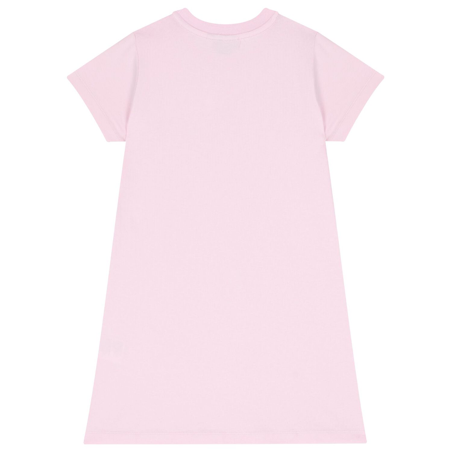 Girls Pink Cotton Bag Print Dress, 1, hi-res image number null