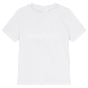 Boys White Logo T-Shirt