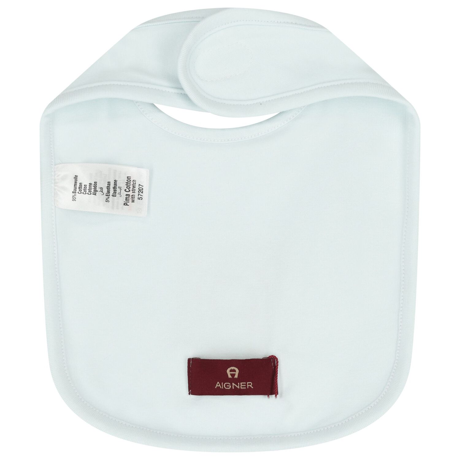 Baby Boys Blue Logo Bib, 2, hi-res