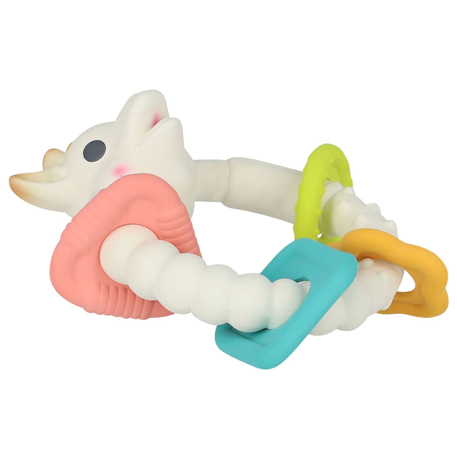 Giraffe Baby Teething Ring, 1, hi-res image number null