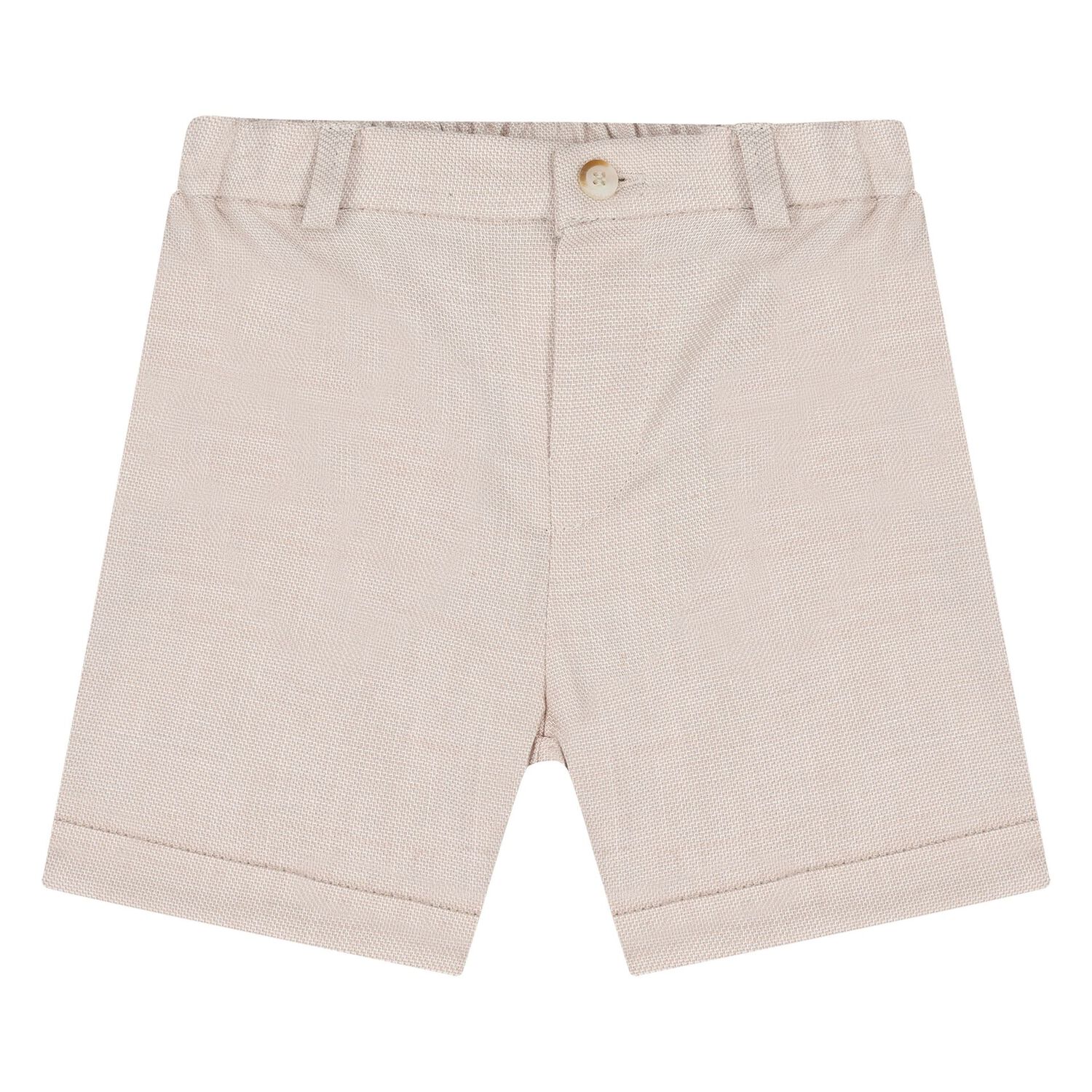 Baby Boys Beige Shorts Set, 2, hi-res